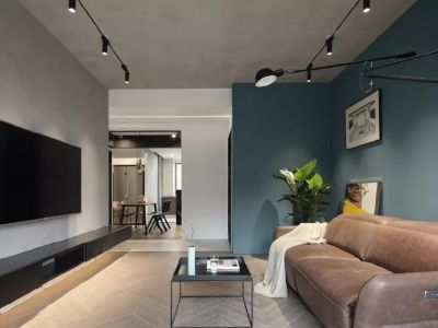 上誉花园北欧风格95平米三居室装修案例