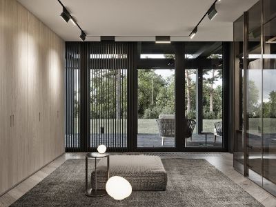 俊怡御景花园148平米现代简约四居装修案例