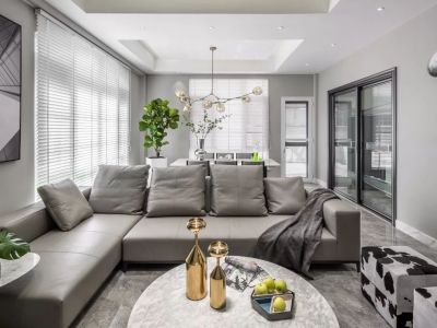 广州院子现代风格300平米别墅装修案例