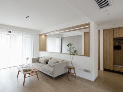 90平原木风装修案例