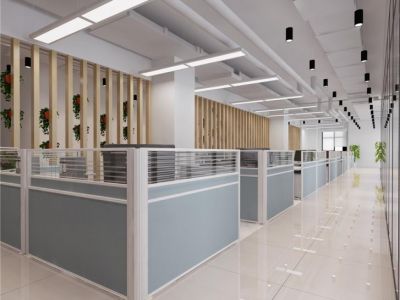 广州办公空间650平米现代风格装修案例