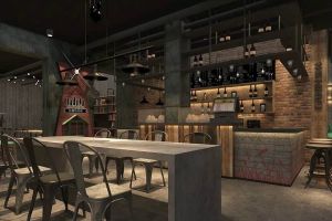 [广州简外装饰]咖啡厅装修设计中灯光的重要性