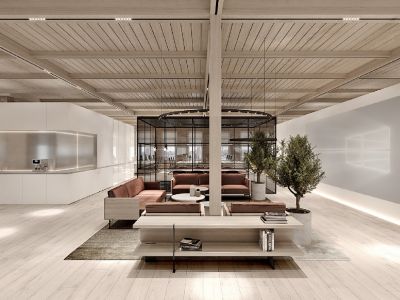 办公空间400平米现代装修案例