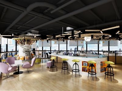 办公空间现代600平米装修案例