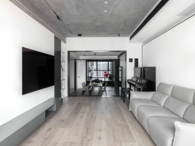 万科金色家园110㎡三居室简约风格装修案例