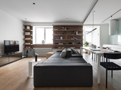 嘉和苑110㎡三居室现代简约装修案例