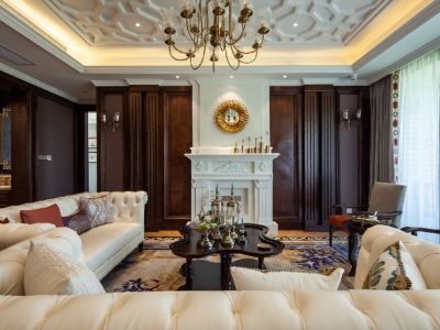 新城豪庭134平三居室美式经典风格装修案例
