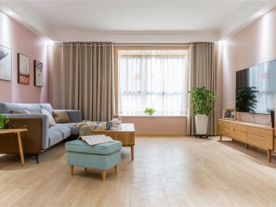 郡原山外山日式风格126平米三室两厅装修案例