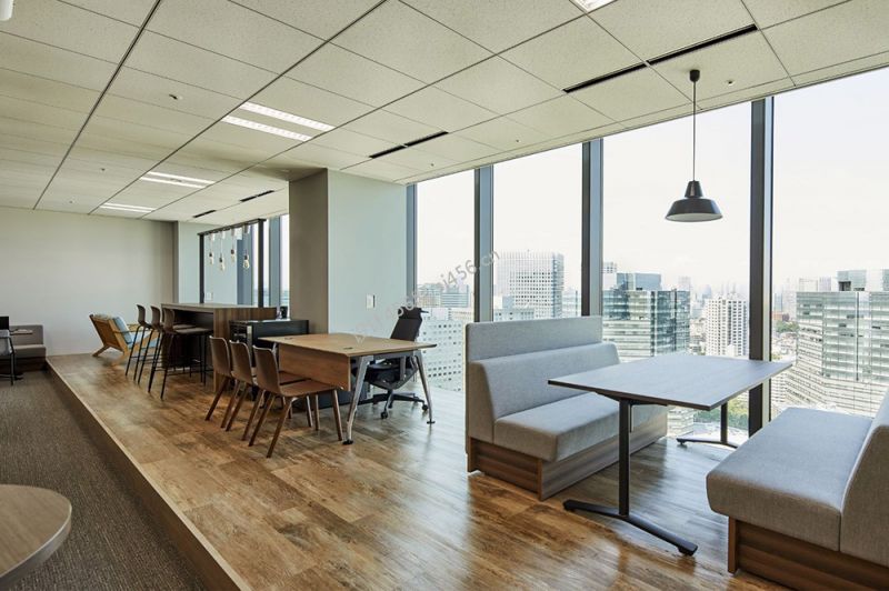 200㎡办公室休闲区装修效果图