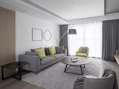 御岭春天三期143平米四居现代简约装修案例