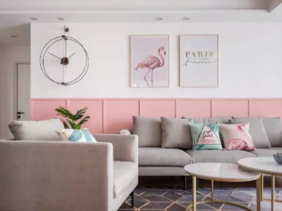 御城110平米三居北欧风格装修案例