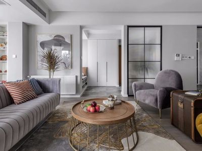 光华欣苑150平四居室现代简约风格装修案例