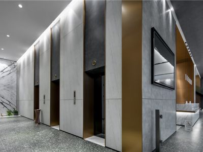 标卓时代办公楼300㎡现代风格装修案例