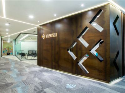 良友资讯公司1000㎡现代风格装修案例