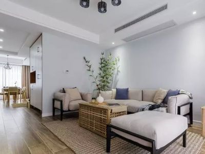 泰悦豪庭现代风格135平米三居室装修案例