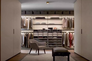 [昆明喜客喜装饰]别墅衣帽间如何设计 衣帽间设计技巧