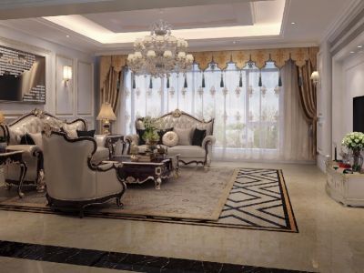 南郡7英里800㎡别墅欧式豪华装修案例