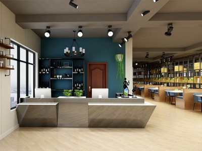 茶餐厅现代风格450平米装修案例