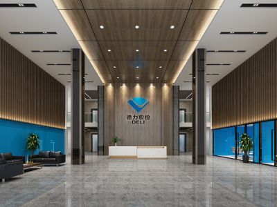 成都办公空间2230平米现代风格装修案例