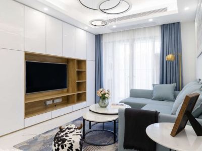 金科棠悦府120平三居室现代简约风格装修案例