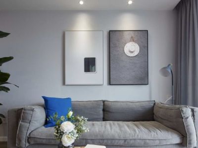 观澜国际112平三居室现代简约风格装修案例