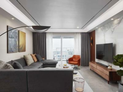 西派城110平三居室现代简约风格装修案例