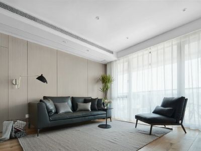 保利·阳光城·翡丽公园简约风格92平米二居室装修案例