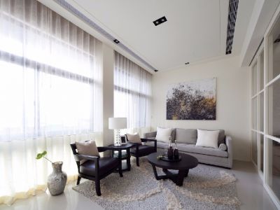 锦康富春御园133㎡现代简约风格四居室装修案例