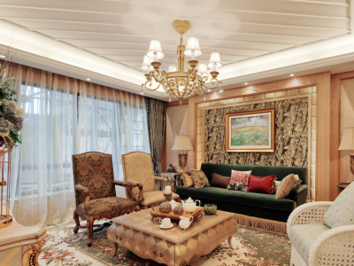 俊发·新螺蛳湾·澜湾110平米优雅法式风三居室装修案例