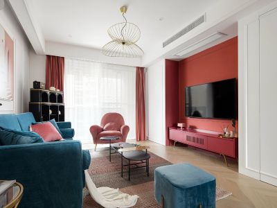 万科中天北宸现代风格126平米装修案例