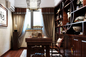 [昆明蓝海装饰]书房怎么装修好看?书房装修设计的要点有哪些?