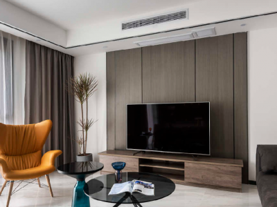 中航云岭135平三居室现代简约风格装修案例