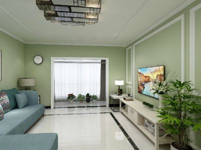 泛亚城邦135平米现代风格装修案例