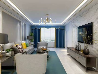 融城昆明湖130平米现代风格装修案例