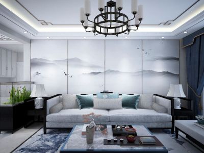 惠景园154平米中式风格装修案例