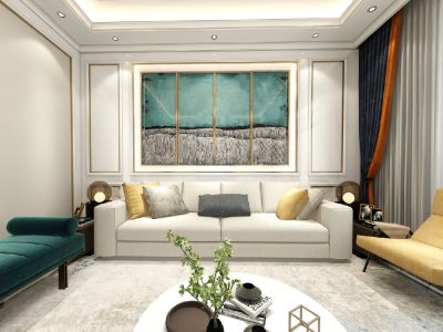 中天城央墅160平米现代风格装修案例