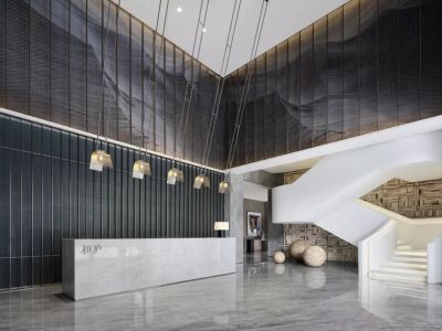 400平米现代简约休闲会所装修案例