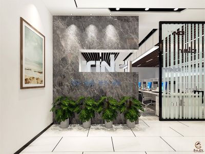 天赐公司办公室800㎡现代简约风格装修案例