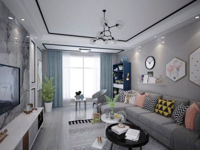 南亚之门117平米现代风格装修案例