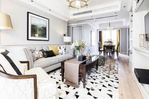 [成都卓巧装饰]110㎡装修6万，简美风格，轻奢高雅