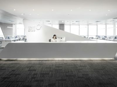 广州办公空间2380平米简约风格装修案例