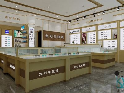 眼镜店115平现代风格装修案例