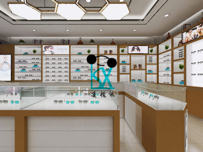 眼镜店100平现代风格装修案例