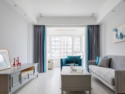 观澜国际77平二居室北欧极简风格装修案例