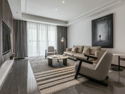 中国滇池花田国际度假区北欧风格108平米三居室装修设计案例