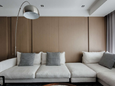 华润橡树林132平三居室现代简约风格装修案例