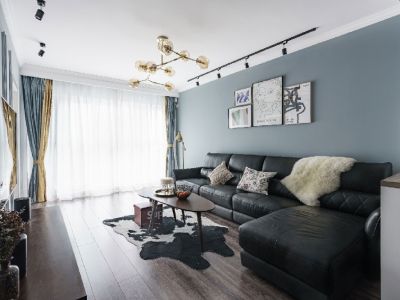 朗基御今缘116平三居室北欧极简风格装修案例