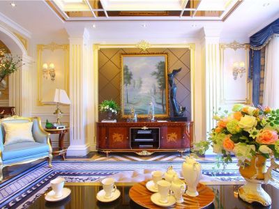 恒大玖珑湾142平米欧式风格四居室装修案例