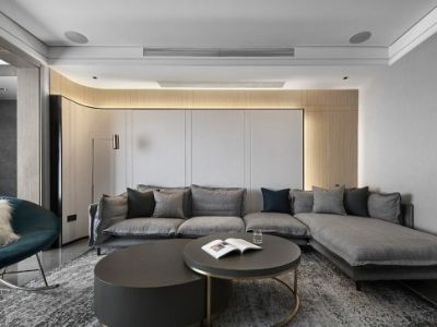 碧桂园东园二居85平现代风格装修案例