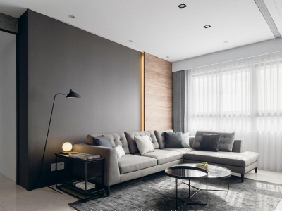 融创海豚湾三居98平现代风格装修案例